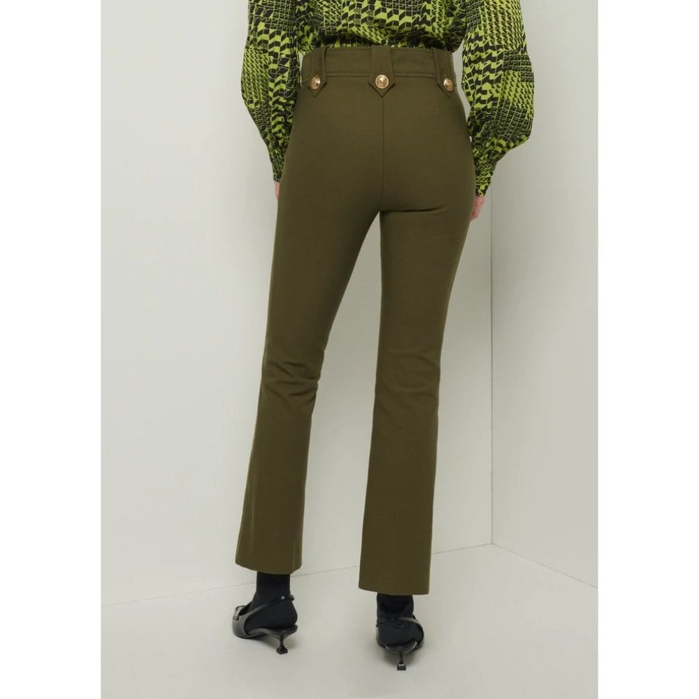 Derek Lam 10 Crosby Robertson Crop Flare Sailor Pants - Picture 2 of 7